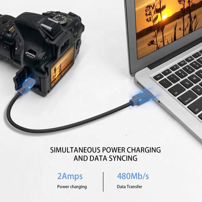 Datenladung USB Typ C zu Mini 5 Pin USB OTG Adapterkabel für Kamera Telefon Video 4
