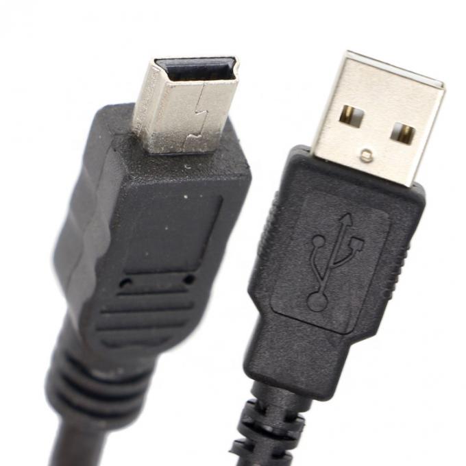1.5m USB A zu Mini B 5PIN USB 2.0 Datenladung OTG Kabel mit Ferrit 4