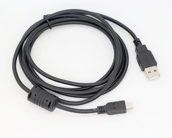 1.5m USB A zu Mini B 5PIN USB 2.0 Datenladung OTG Kabel mit Ferrit 6