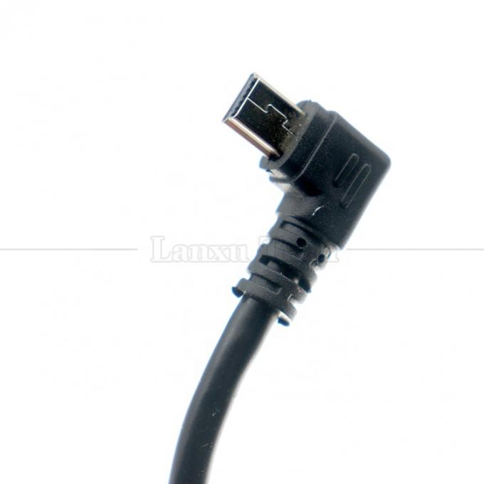 Anpassung 90 Grad Linkswinkel USB A Männlich bis MINI 5P USB-Kabel für die Kamera des PS3-Controllers 5