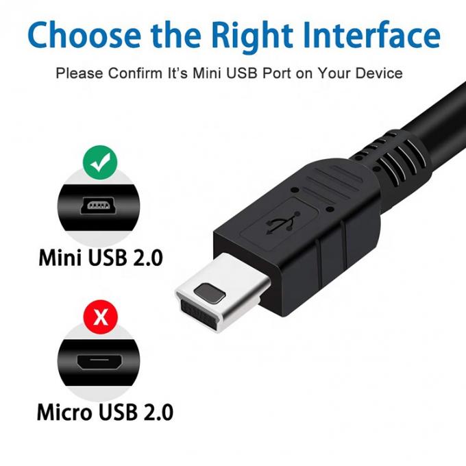 1m 1,5m 2m 3m 5m 10m Datenladegerät USB A Männlich bis Mini B 5P USB-Kabel für die Kamera des PS3-Controllers 3