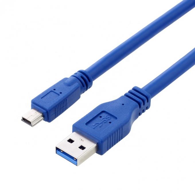 Hochgeschwindigkeits-USB 3.0-Verlängerungskabel 5 Gbps Typ A Männlich bis Mini B 10 PIN 4