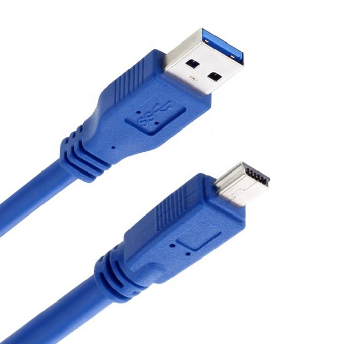 Hochgeschwindigkeits-USB 3.0-Verlängerungskabel 5 Gbps Typ A Männlich bis Mini B 10 PIN 2