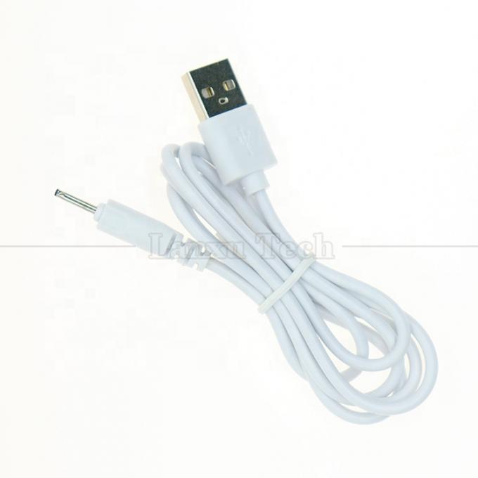 Hohe Qualität 0,5M 1M 2M 3M Weiß Schwarz DC 2,0 0,6 mm Ladekabel USB für Vibrator 3