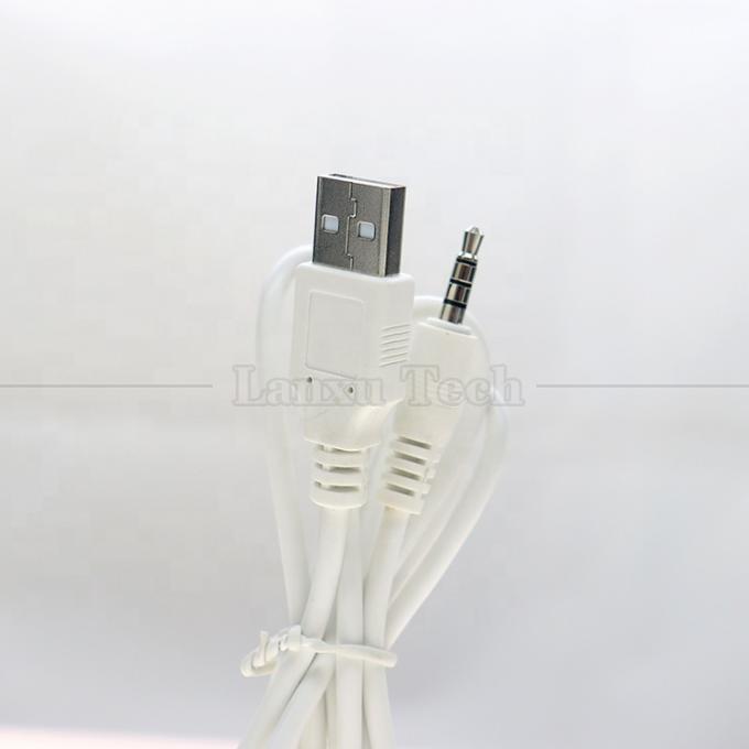 Personalisierte Datenaufladung USB A Männlich bis Aux 4 Pole 3,5 mm Audio Jack Adapter Kabel für Lautsprecher Kopfhörer 4