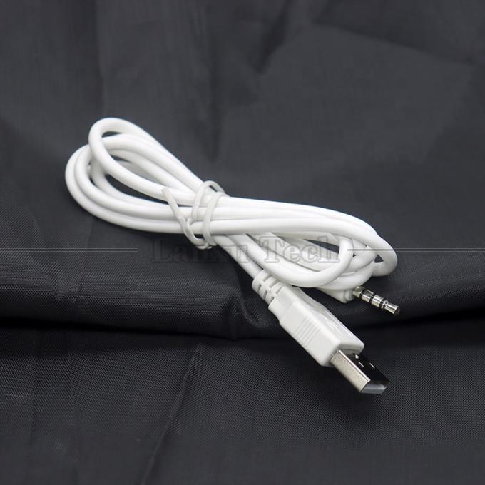 Personalisierte Datenaufladung USB A Männlich bis Aux 4 Pole 3,5 mm Audio Jack Adapter Kabel für Lautsprecher Kopfhörer 5