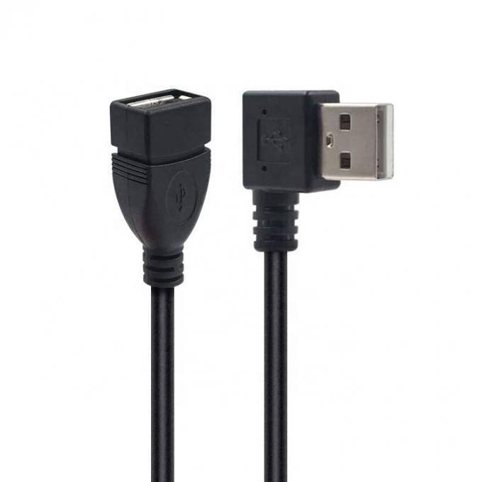 0.3M 1M 2M 3M 90 Grad Links-Rechtswinkel Männlich zu Weiblich USB 2.0 Typ A-Verlängerungskabel 2