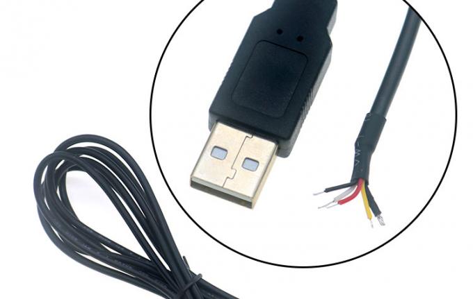 Schild USB A Männlich bis 4 nackte Drähte 6