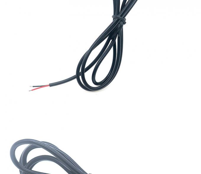 Hochwertiges 5V USB 2.0 Ein Männchen zum Öffnen entblößtes 2pin Kabel Ende Pigtail Kabel für LED-Lichtstreifenlampe 7