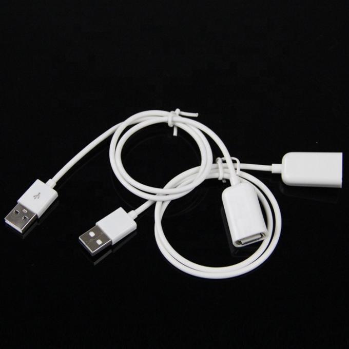 1M 2M Datenaufladung Männlich-Fraulich USB 2.0 Typ A-Verlängerungs-OTG-Kabel für Computermöbel 5