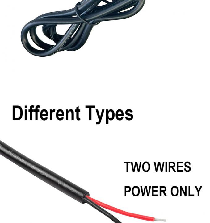 5V USB zum Öffnen entfernt geballte nackte Drähte Ende Pigtail Stromlade-Kabel für LED-Bandlampe 8