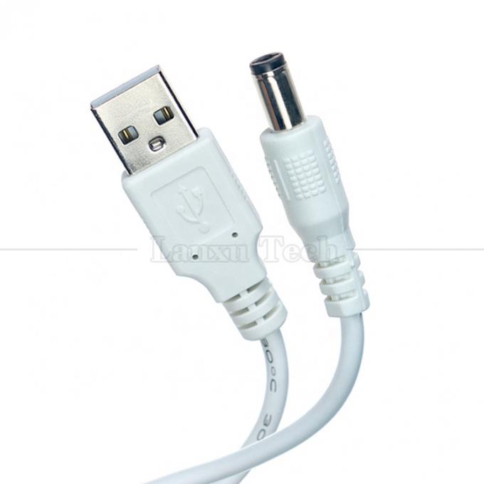 USB A Männlich bis 2,1x5,5mm DC Fass Jack Steckverbinder Ladekabel für Routerlautsprecher 3