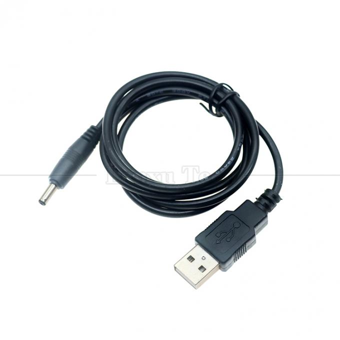 1 Meter USB Männlich auf Gleichspannung Jack 3,5 mm 1,35 mm Ladekabel für Routerlautsprecher 2