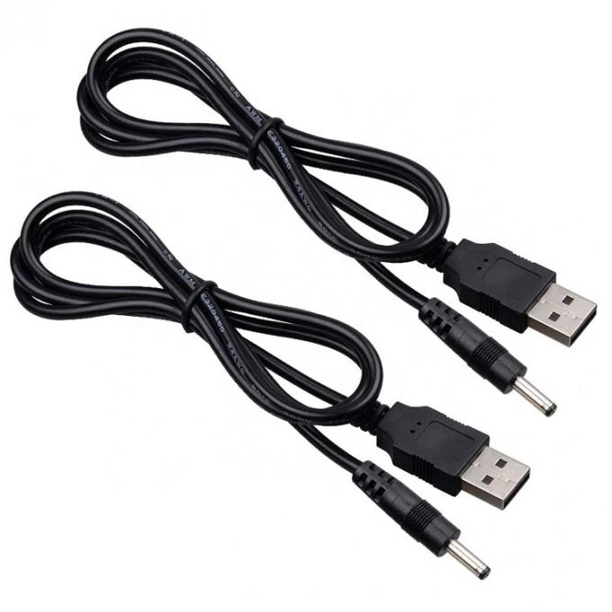 1 Meter USB Männlich auf Gleichspannung Jack 3,5 mm 1,35 mm Ladekabel für Routerlautsprecher 3