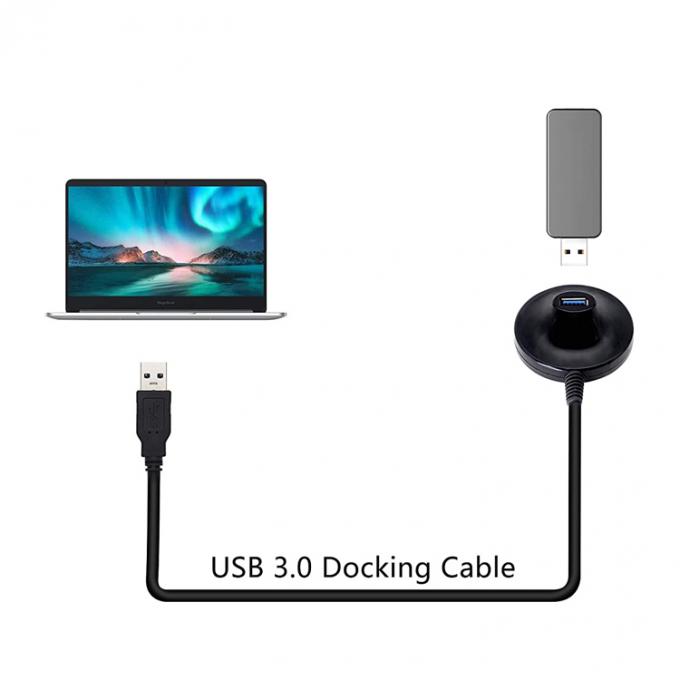 Desktop Männlich zu weiblich Dockstation Datenladung USB 2.0 3.0 Erweiterungskabel mit Basis 6