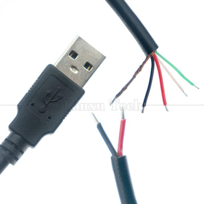 USB-A-Männlich bis entferntes Kabel mit offenem Ende 2