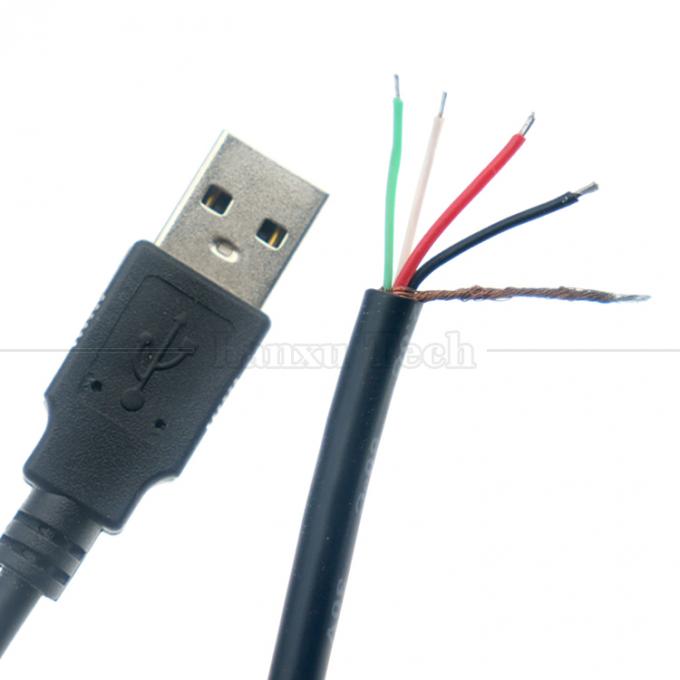 USB-A-Männlich bis entferntes Kabel mit offenem Ende 3