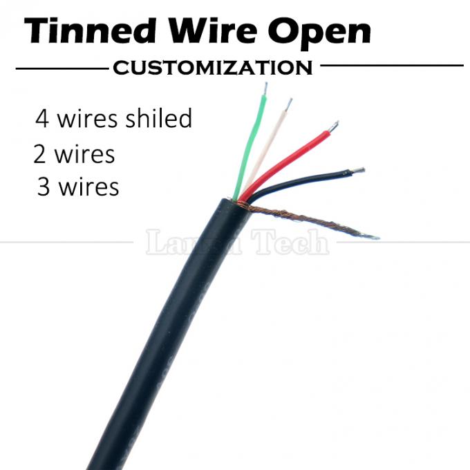 USB-A-Männlich bis entferntes Kabel mit offenem Ende 4
