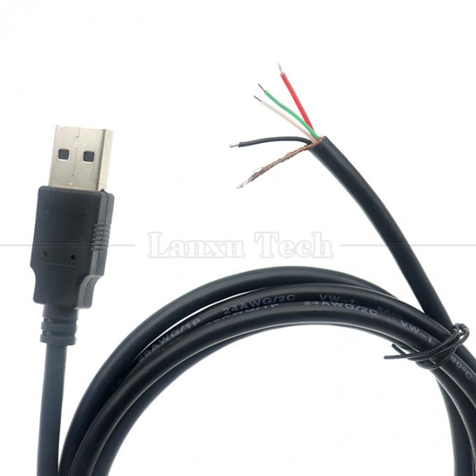 USB-A-Männlich bis entferntes Kabel mit offenem Ende 5