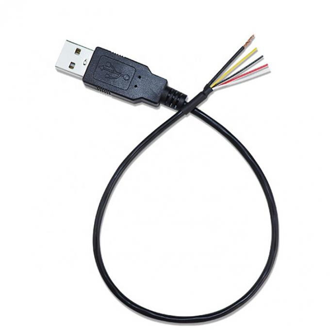CUSTOM SHIELD USB 2.0 Ein Mann zum Entfernen 4 Drähte offenes Ende Schweinenschwanz Kabel 3