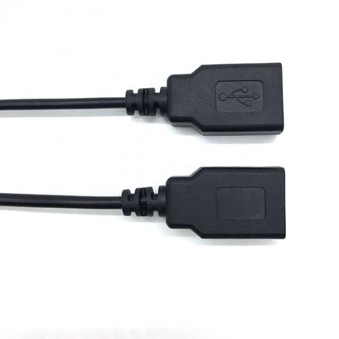 Männlich-Weiblich-USB 2.0 Typ A Stecker zum freien Ende eingelagertes offenes Pigtail-Drahtladekabel für LED-Band 4
