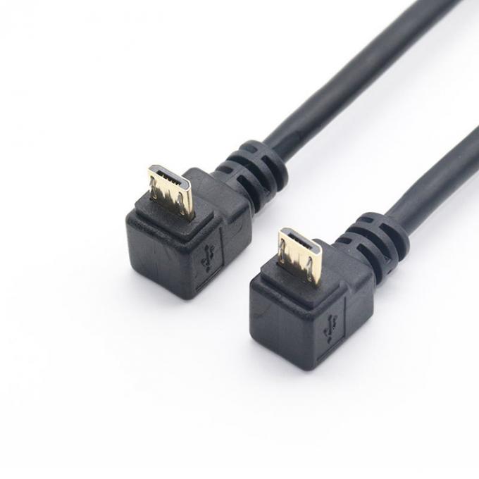 90 Grad Winkel nach oben Winkel Datenladung Micro USB Kabel 1