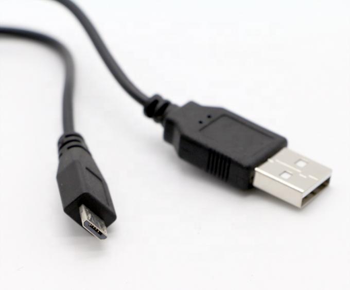 Universal-Schnellladung 1m 2m 3m 5m 1A 2A Mikro-B bis USB A-Datenladekabel 3