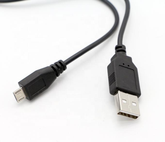 Universal-Schnellladung 1m 2m 3m 5m 1A 2A Mikro-B bis USB A-Datenladekabel 2