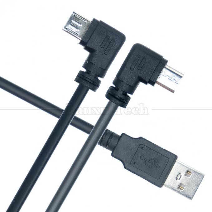 1M 2M 3M 5M Datenladung 90 Grad rechts nach oben links nach unten Winkel Micro V8 USB-Kabel 2