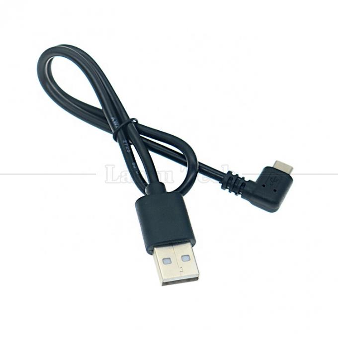90 Grad rechtwinkliges USB zu Micro-B-Datenladekabel für Telefon Tablet Digitalkamera GPS 3