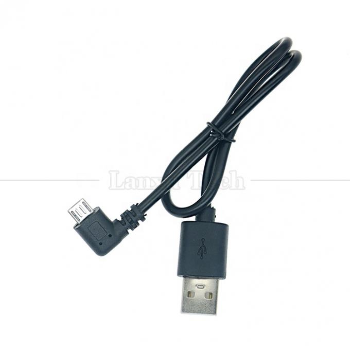 90 Grad rechtwinkliges USB zu Micro-B-Datenladekabel für Telefon Tablet Digitalkamera GPS 4