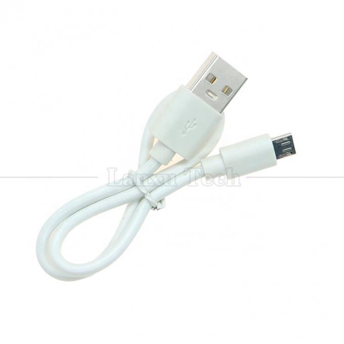 Kurz 30cm Weiß Schwarz Daten V8 Micro USB Ladekabel für Android Telefon 4