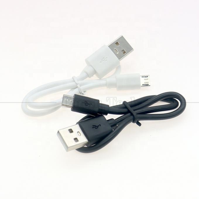 Kurz 30cm Weiß Schwarz Daten V8 Micro USB Ladekabel für Android Telefon 2
