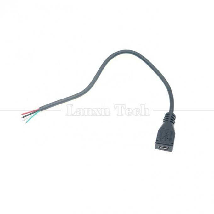 OEM-Datenladung Micro b 5 PIN USB Männlich weiblich zu öffnen 2 4 Kerne Nackte Drähte Pigtail Kabel 5