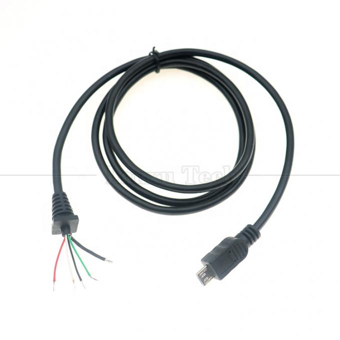 Benutzerdefinierte Datenladung abgeschirmter Micro-USB-Zahl 4