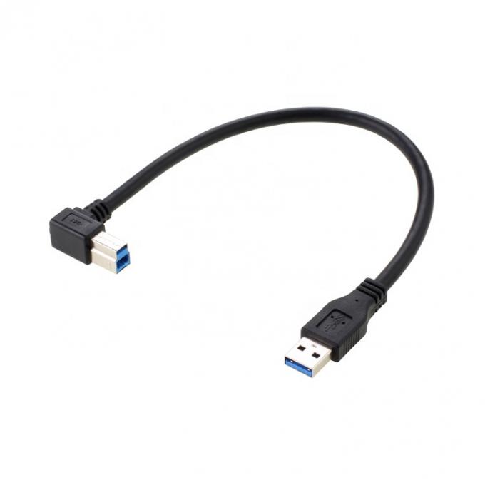 Hochgeschwindigkeit 5 Gbps 90 Grad Rechtswinkel USB 3.0 Männlich bis USB B Typ Druckerkabel 1
