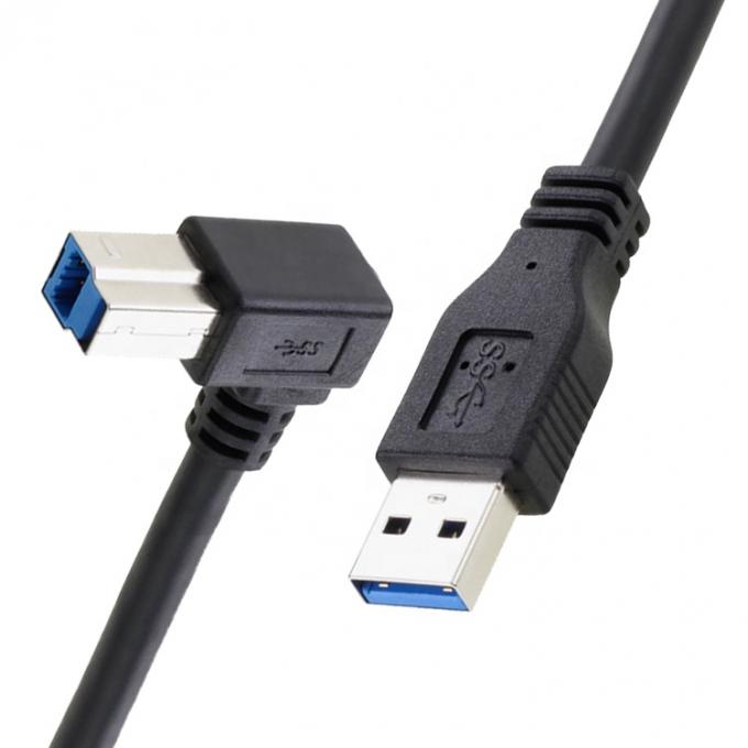 Hochgeschwindigkeit 5 Gbps 90 Grad Rechtswinkel USB 3.0 Männlich bis USB B Typ Druckerkabel 2