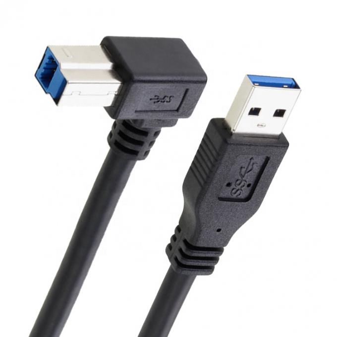 Hochgeschwindigkeit 5 Gbps 90 Grad Rechtswinkel USB 3.0 Männlich bis USB B Typ Druckerkabel 6