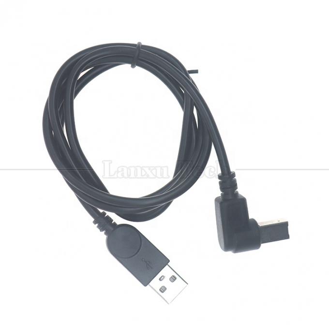 90° Rechtswinkel Typ A Männlich bis B Männlich USB 2.0 Druckeranschlussverlängerungskabel 4