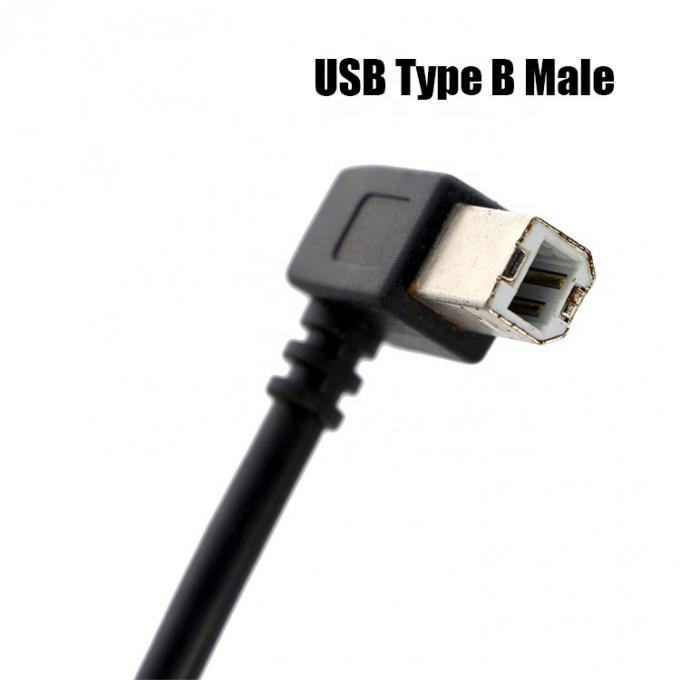 Custom 1M 1.5M 3M 90 Grad Rechtswinkel USB 2.0 Druckerkopf Stromverlängerungskabel für Epson HP 3