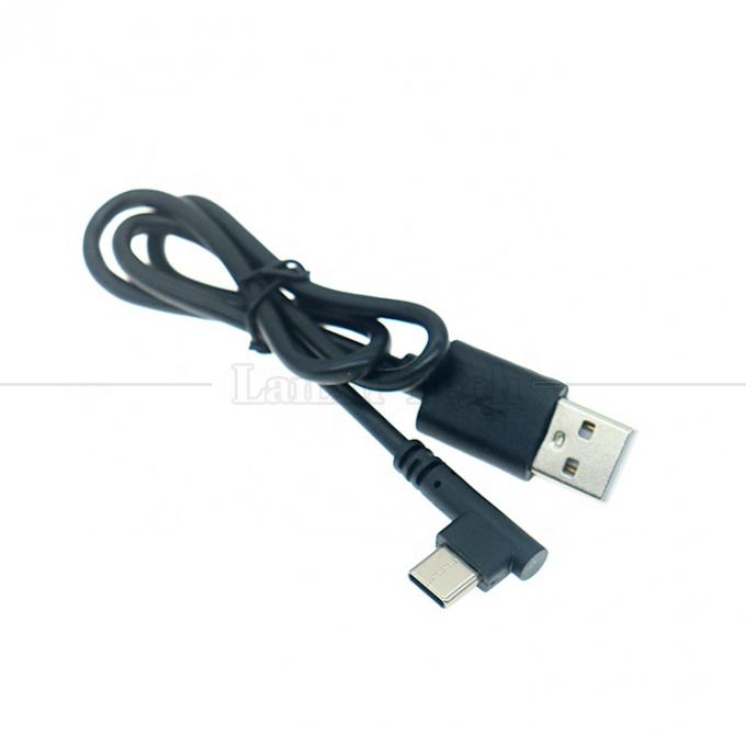 Hochwertiges 1M 2M 3M 5M Datenladegerät 90 Grad USB A bis Typ C Winkelkabel für Telefon-Tablet-Kamera 0