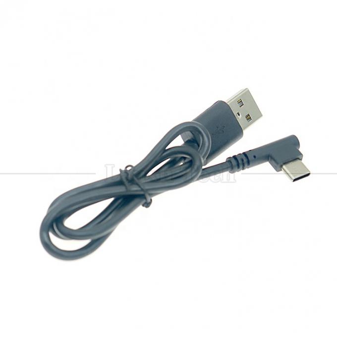 Hochwertiges 1M 2M 3M 5M Datenladegerät 90 Grad USB A bis Typ C Winkelkabel für Telefon-Tablet-Kamera 5
