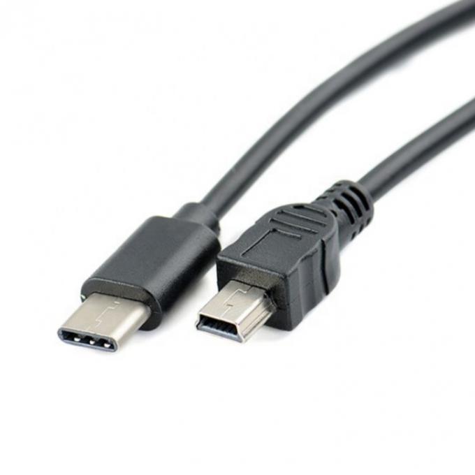 Datenladung USB Typ C zu Mini B 5 Pins USB OTG Kabel für Kamera 0