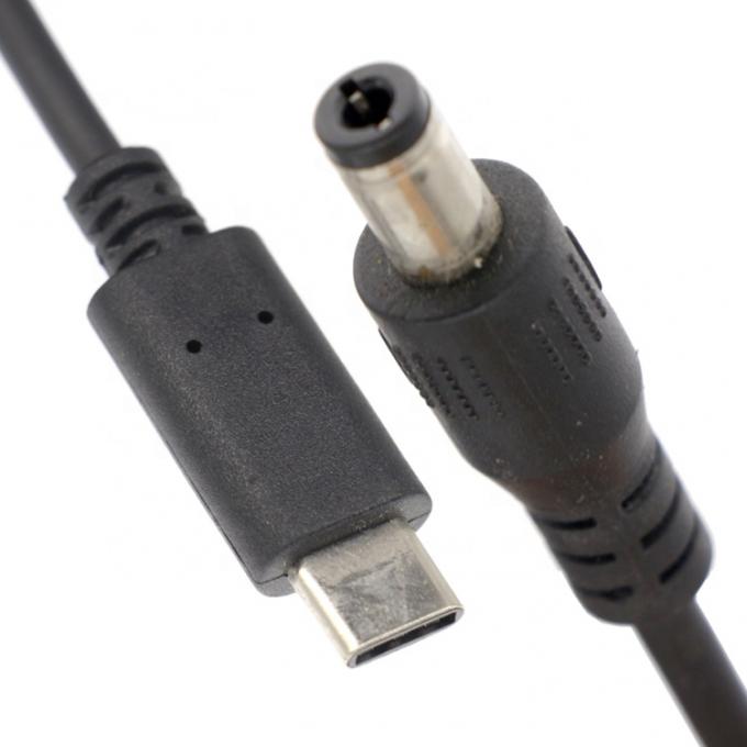 Custom USB 3.1 Typ C Männlich zu DC 5.5x2.5mm Männlich Power Jack Erweiterung Ladekabel für Power Bank 2