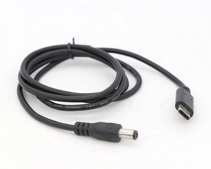 Custom USB 3.1 Typ C Männlich zu DC 5.5x2.5mm Männlich Power Jack Erweiterung Ladekabel für Power Bank 5