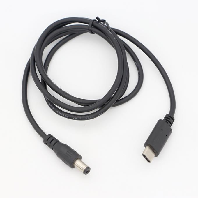 Custom USB 3.1 Typ C Männlich zu DC 5.5x2.5mm Männlich Power Jack Erweiterung Ladekabel für Power Bank 6
