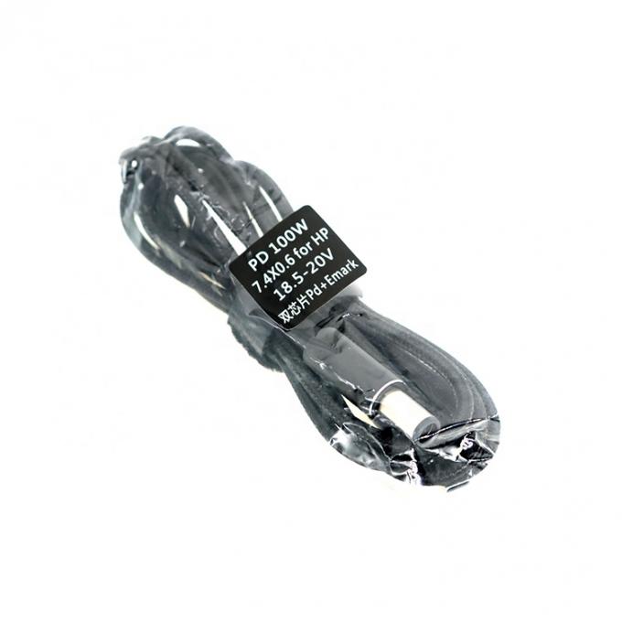 100W 20V 5A PD-Ladegerät Langlebig geflochtenes USB Typ C zu DC 7.4x5.0mm Kabel für Laptop 0