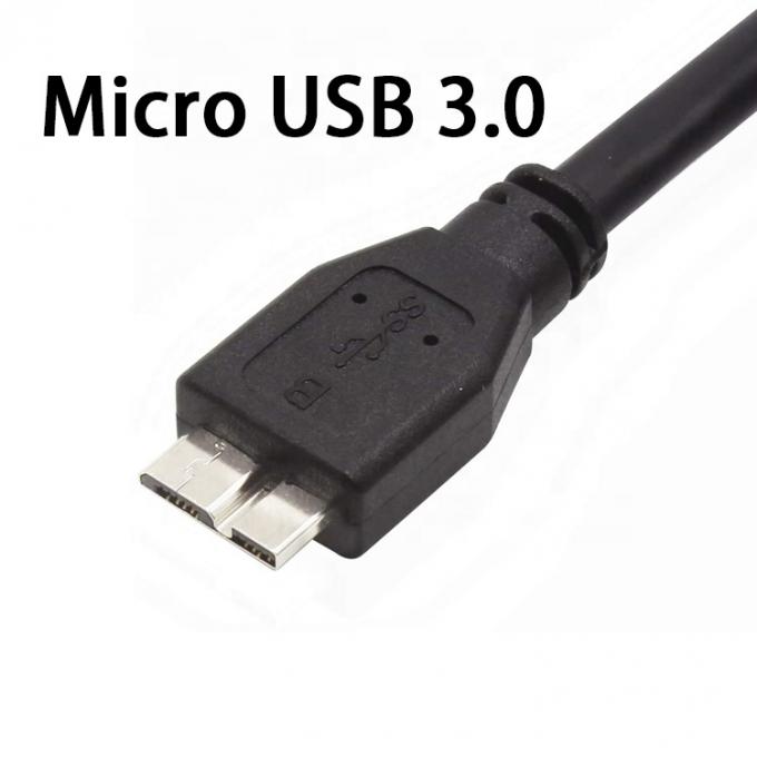 Hochgeschwindigkeitsdatenladung 5 Gbps USB 3.0 Micro B Kabel für SDD HDD Festplatte 3