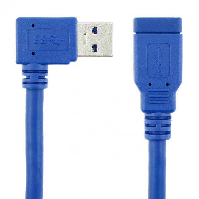 Hochgeschwindigkeit 5Gbps 1m 90 Grad Rechtswinkel USB 3.0 Typ A USB 3.0 Erweiterungskabel 4