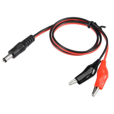 kaufen 2.1mmx5.5mm 12V Gleichspannung für Männliche Stecker und Alligator Clip-Stromkabelanschlüsse für CCTV-Beleuchtung online manufacture